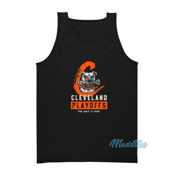 Dawg Pound Cleveland Browns Playoffs The Wait Is Over Tank Top
