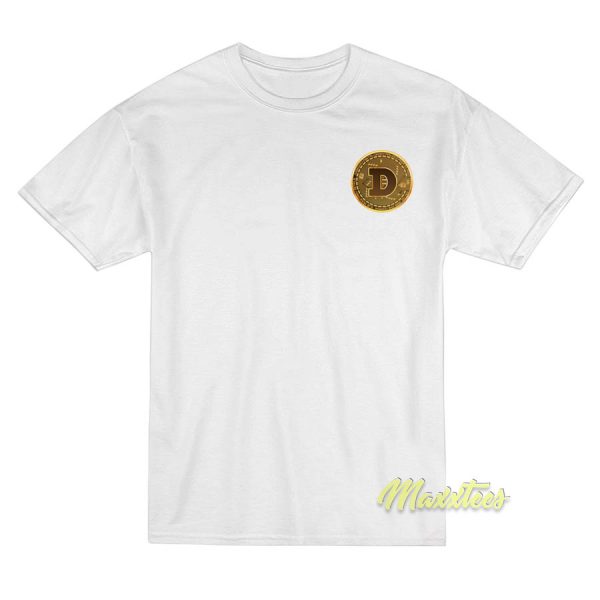 Dogecoin Digital Logo T-Shirt