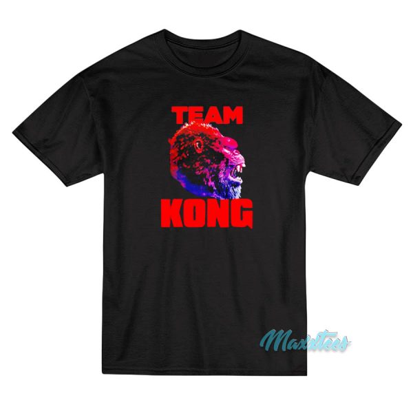 Godzilla vs Kong Team Kong Neon T-Shirt