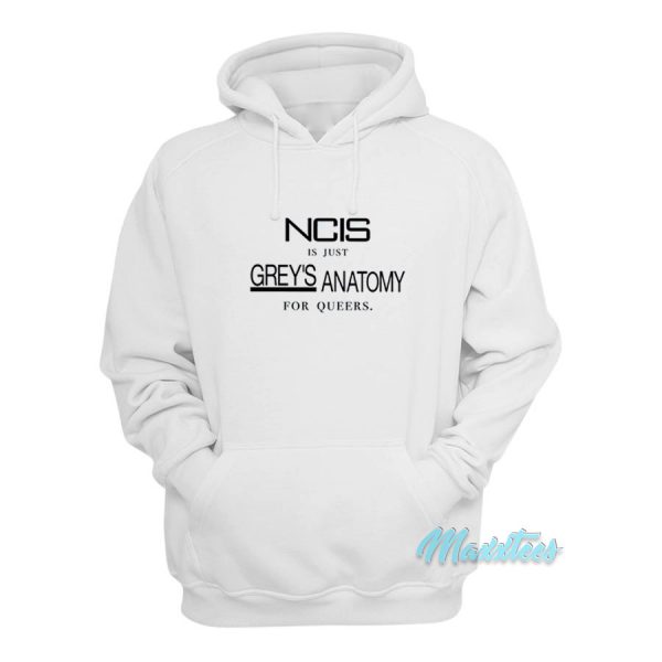 NCIS Is Just Grey's Anatomy For Queers Hoodie