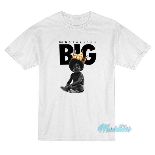 Biggie Smalls The Notorious Big Baby King Crown T-Shirt