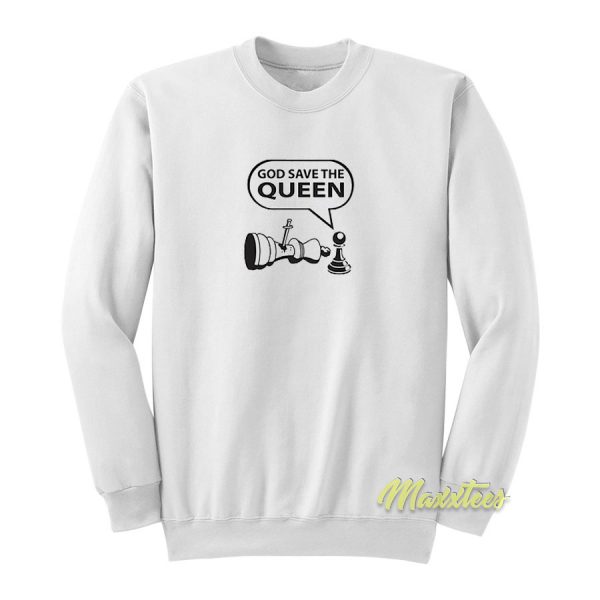 God Save The Queen Chees Sweatshirt