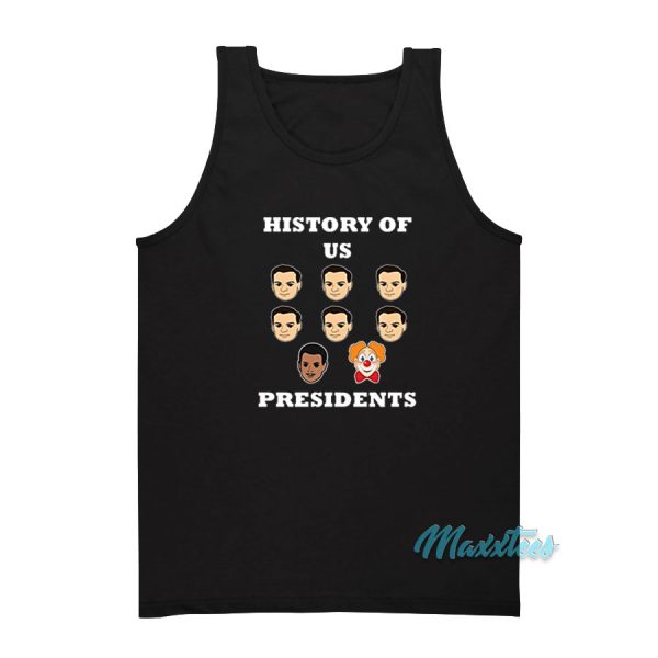 History Of US presidents Tank Top