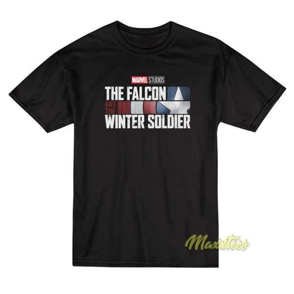 Marvels The Falcon and The Winter Soldier Logo T-Shirt