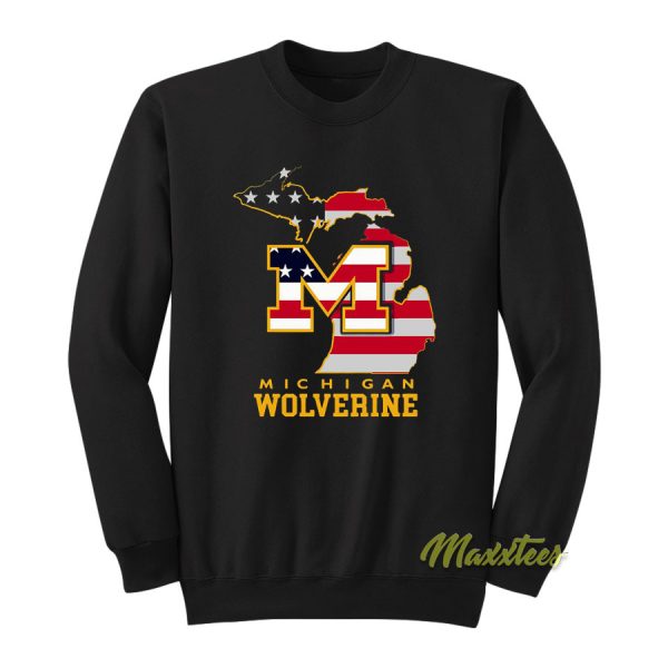 Michigan Wolverine American Sweatshirt
