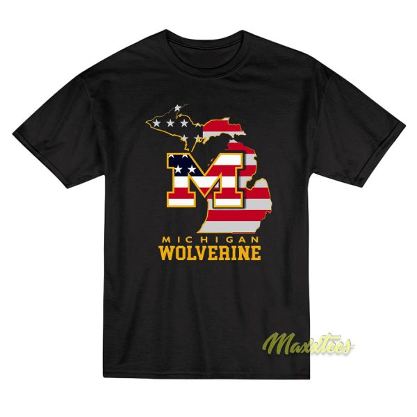 Michigan Wolverine American T-Shirt