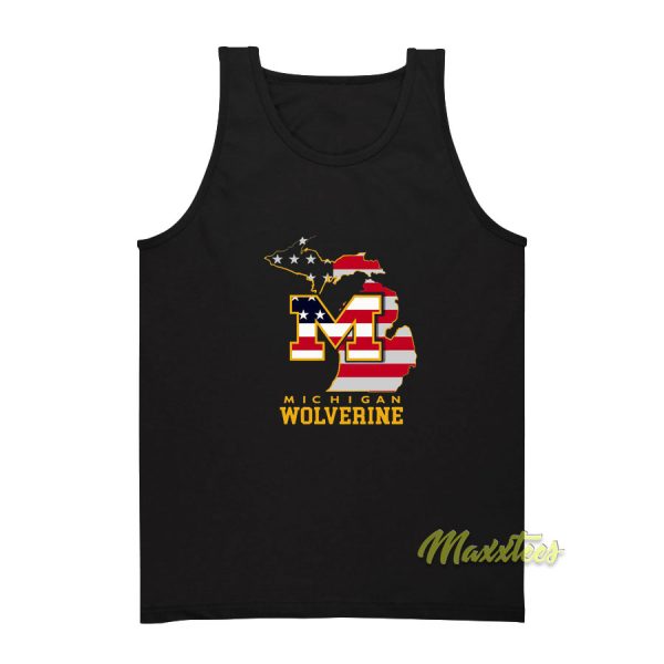 Michigan Wolverine American Tank Top