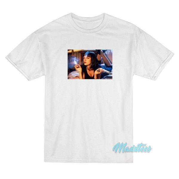 Movie Pulp Fiction Mia Wallace Photo T-Shirt