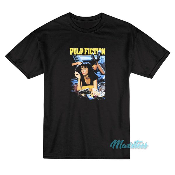 Pulp Fiction Movie Poster Uma Thurman T-Shirt