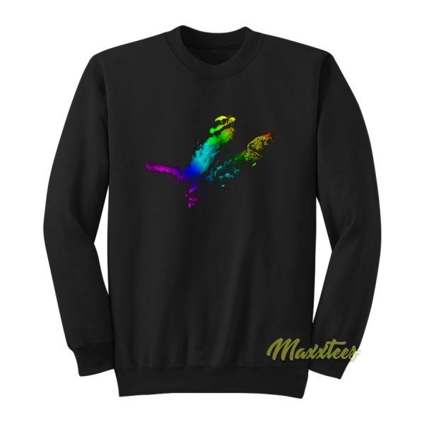 Rainbow Woodpecker Sweatshirt