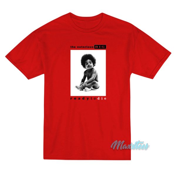 Red Biggie The Notorious Big Ready To Die T-Shirt
