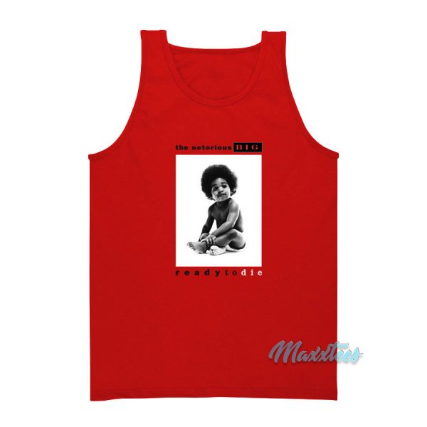 Red Biggie The Notorious Big Ready To Die Tank Top
