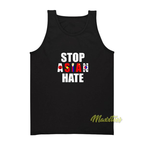 Stop Asian Hate Support Awareness Tank Top