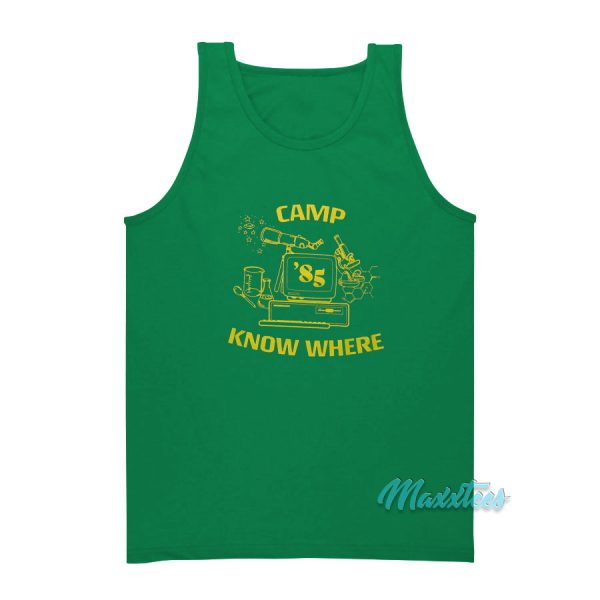 Dustin Stranger Things Camp Know Where Tank Top