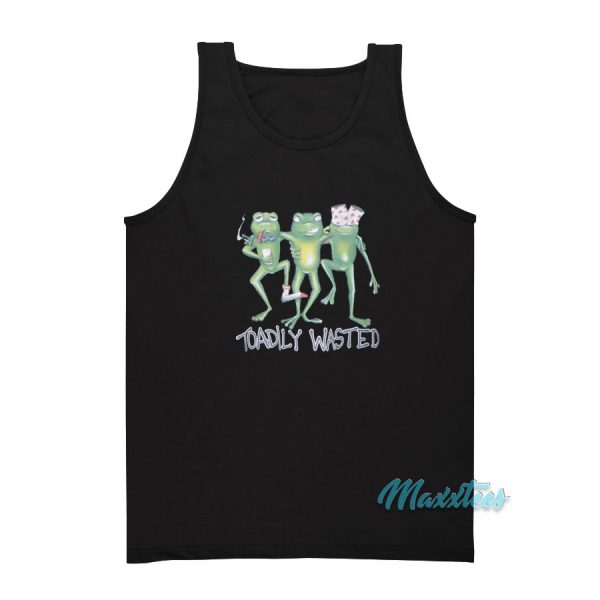 Streetwear Toadily Wasted Frogs Tank Top