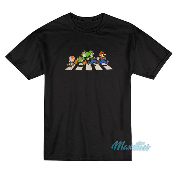 Super Mario Kart Luigi Toad Yosh T-Shirt