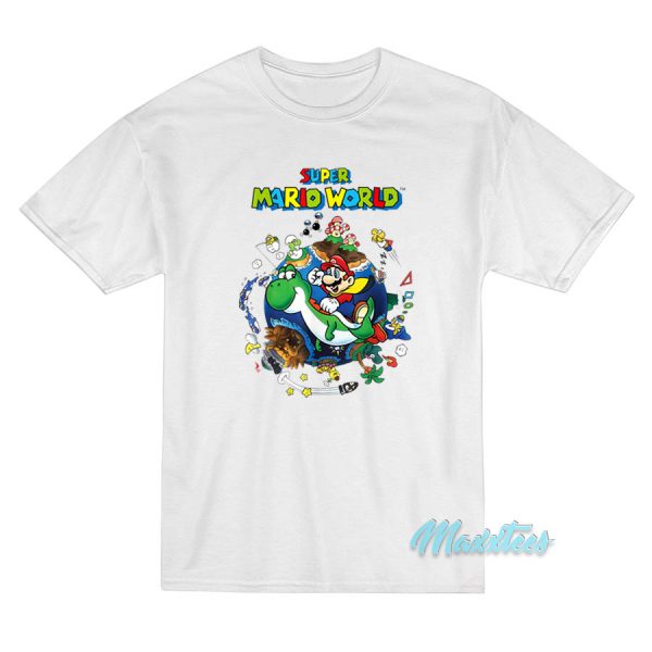 Super Mario World And Yoshi Around The World T-Shirt