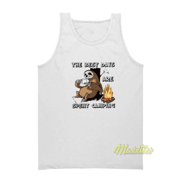 The Best Days Are Spent Camping Tank Top