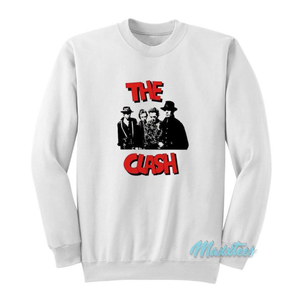 The Clash Punk Rock Tour Concert Sweatshirt