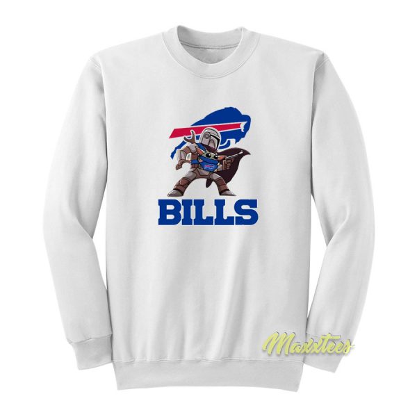 The Mandalorian and Baby Yoda Buffalo Bills Sweatshirt
