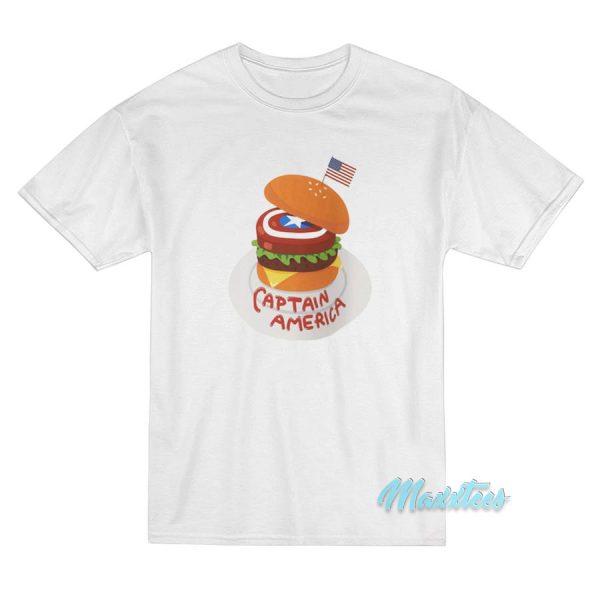 Uniqlo Marvel Captain America Burger T-Shirt