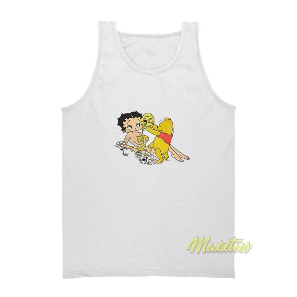 Winnie The Pooh and Betty Boop Tank Top