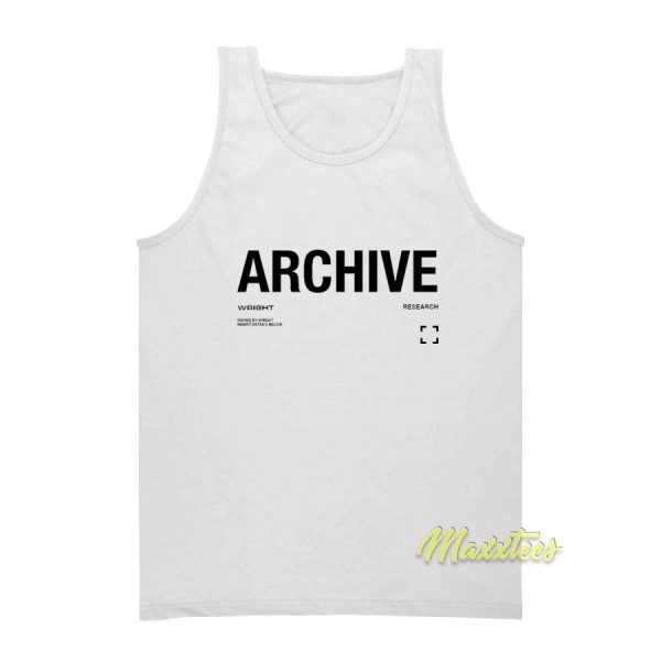 Archive Tank Top