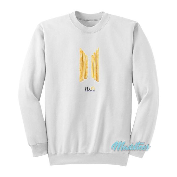 BTS Mcdonalds French Fries Sweatshirt