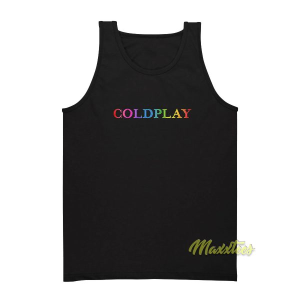 Coldplay Rainbow Tank Top