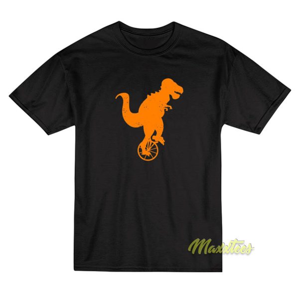 Dinosaur Unicyclist T-Shirt