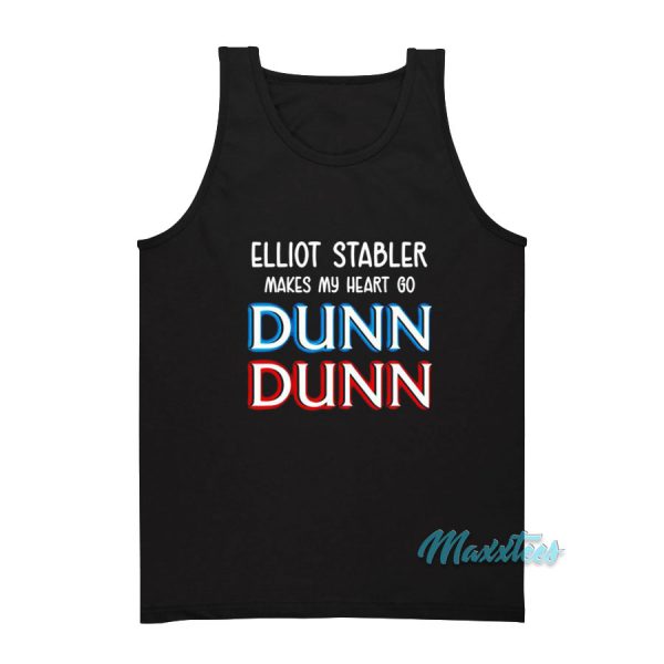 Elliot Stabler Makes My Heart Go Dunn Dunn Tank Top