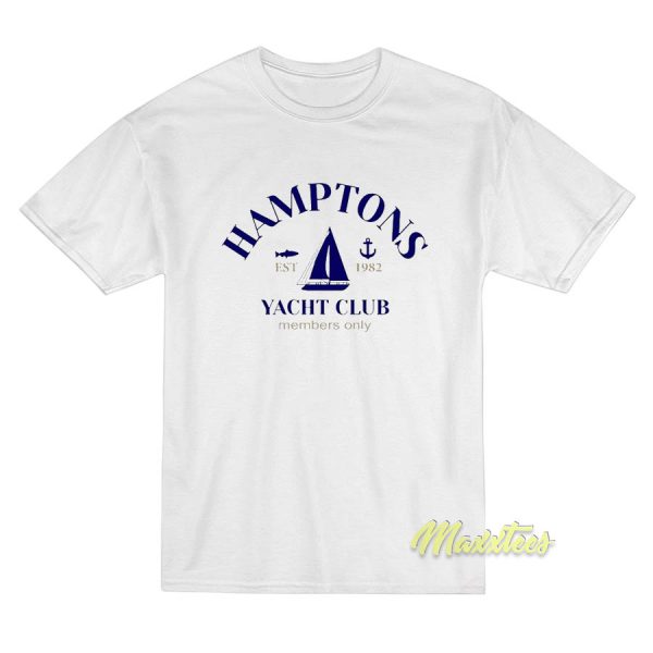 Hamptons Est 1982 Yacht Club Members Only T-Shirt