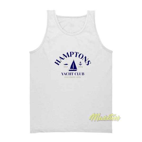 Hamptons Est 1982 Yacht Club Members Only Tank Top