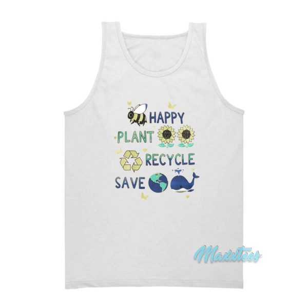 Happy Plant Recycle Save Tank Top
