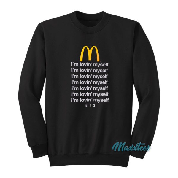 Mcdonalds I'm Lovin' Myself x BTS Sweatshirt