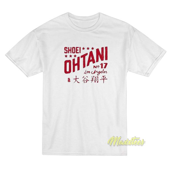 Shoei Ohtani No 17 All Star Los Angeles T-Shirt