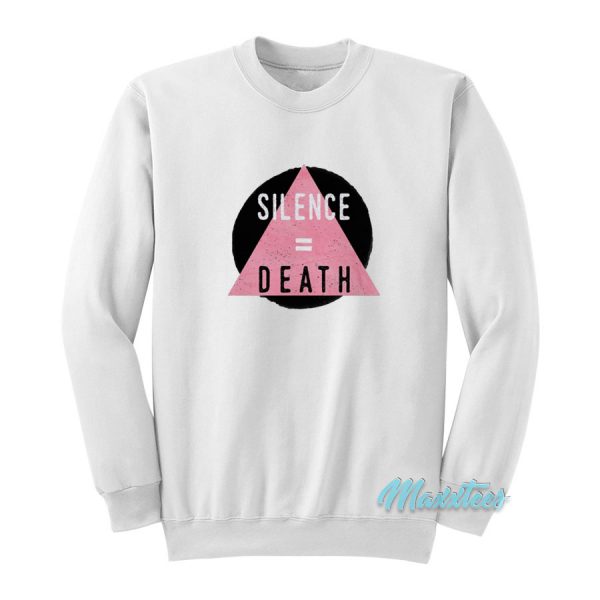 Silence = Death Sweatshirt Cheap Custom