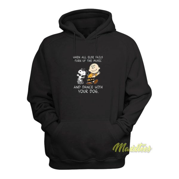 Snoopy and Charlie Brown Music and Dance Hoodie