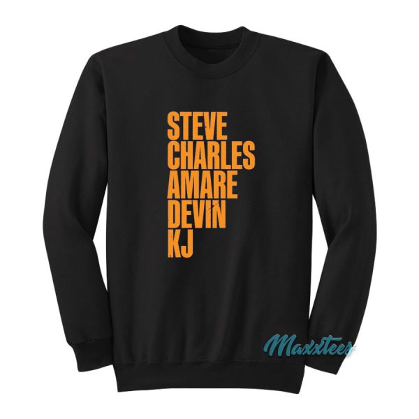 Steve Charles Amare Devin KJ Sweatshirt