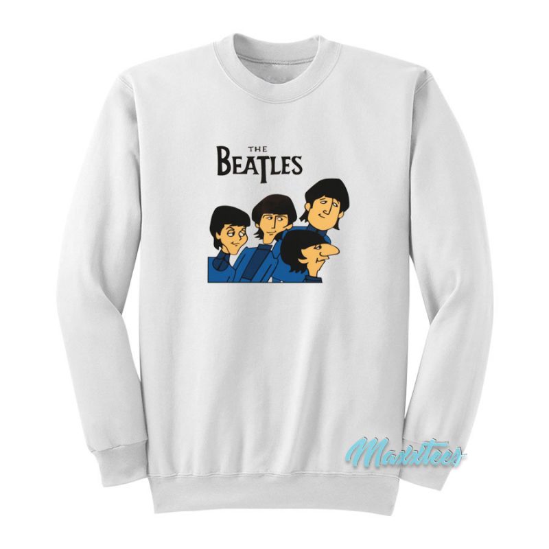 The Beatles Cartoon Sweatshirt - For Men's or Women's - Maxxtees.com