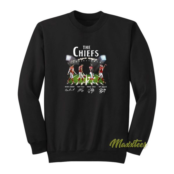 The Chiefs Abbey Road Patrick Mahomes Sweatshirt