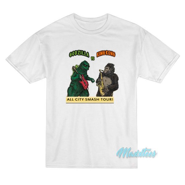 Godzilla vs King Kong All City Smash Tour T-Shirt
