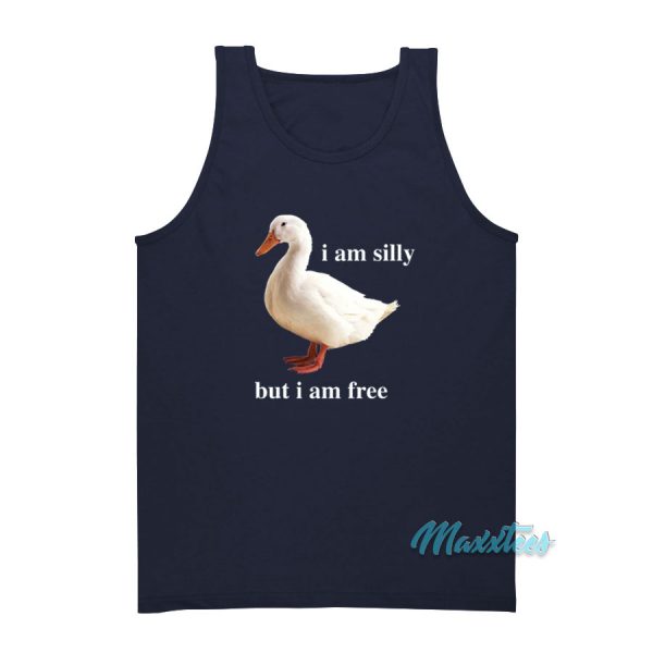 I Am Silly But I Am Free Duck Tank Top