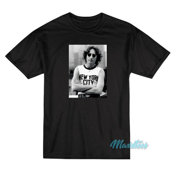 John Lennon New York City Photo T-Shirt