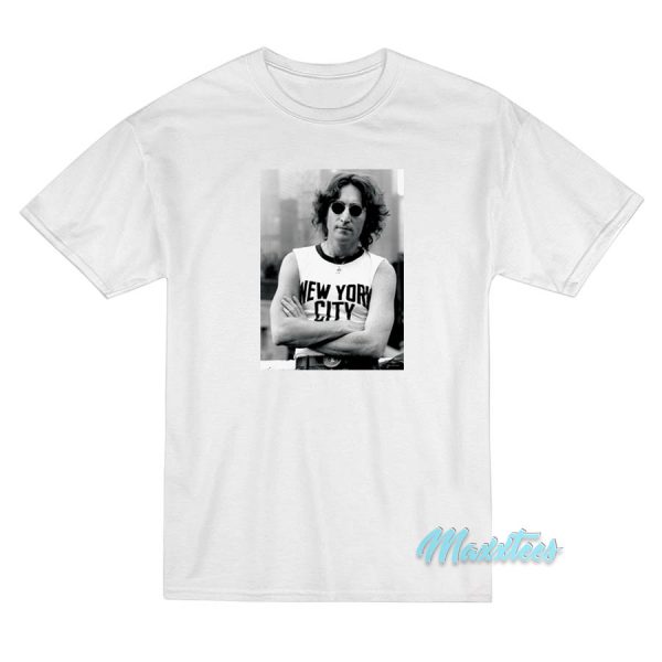 John Lennon New York City Photo T-Shirt
