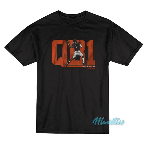 Justin Fields QB1 NFLPA T-Shirt