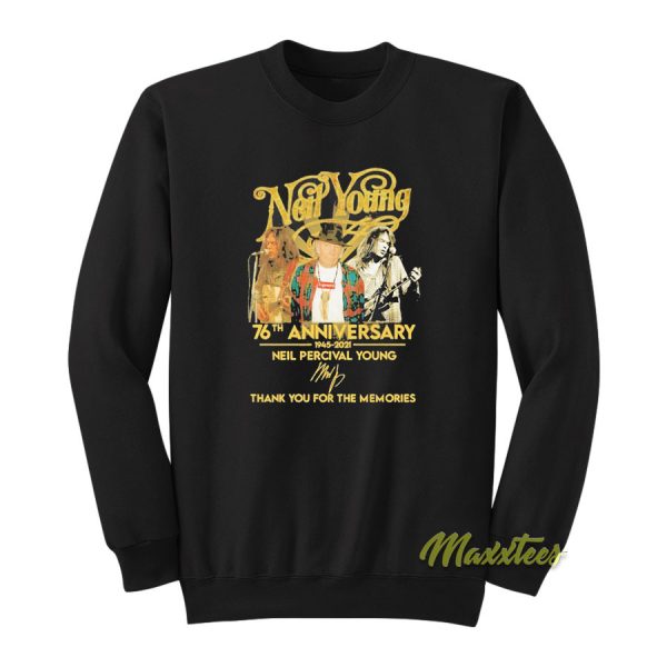 Neil Young 76th Anniversary 1945 2021 Sweatshirt
