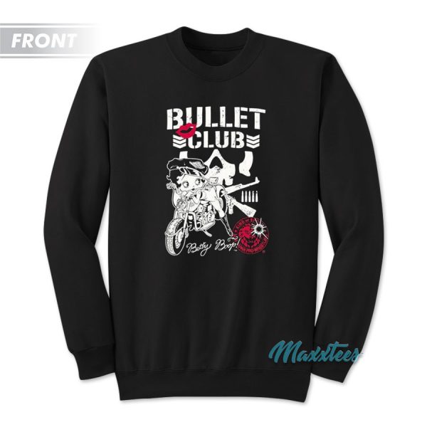 Bullet Club x Betty Boop Njpw Sweatshirt