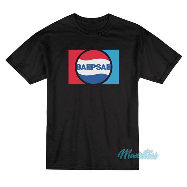 BTS Baepsae Silver Spoon Pepsi Logo T-Shirt