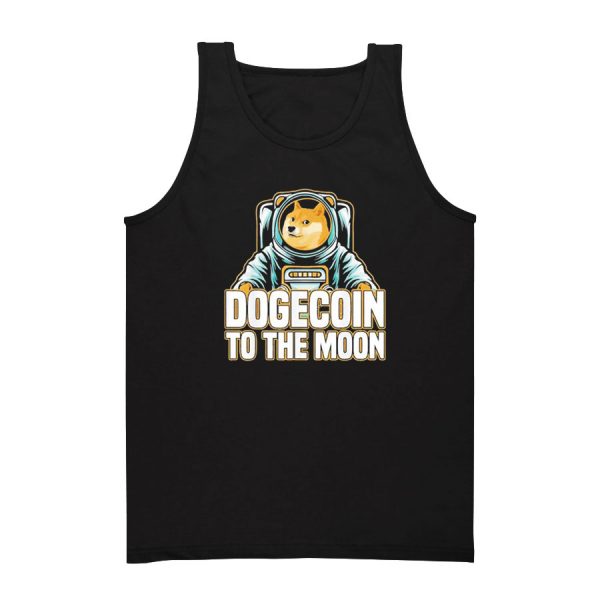 Dogecoin To The Moon Tank Top